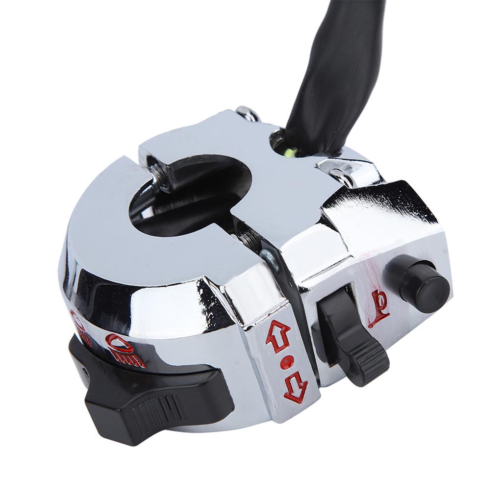 Motorcycle Function Switch Horn Turn Signal Switch Blinker Switchs For 22mm Handlebar