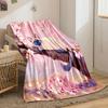 Multi-Size Siamese Cat Fantasy Forest Theme Print Blanket Home Travel Camping for Adults and Kids Luxury Gifts Picnic Blanket