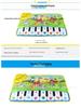 Animal Piano Mat: Children's Musical Education Blanket - English Version