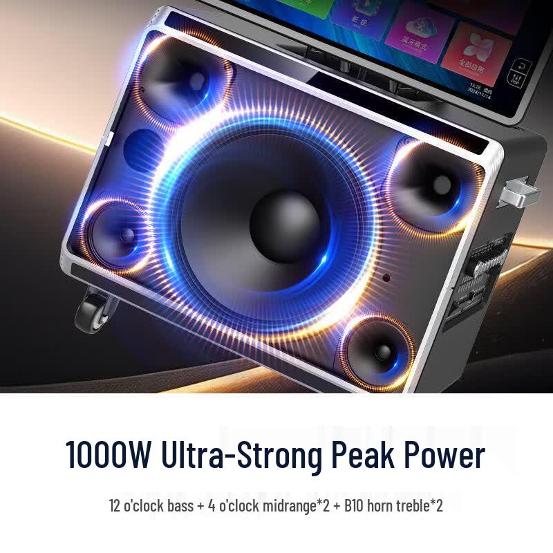SAST SA-312D Portable KTV Karaoke System with 22-inch Display (CN Version)