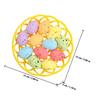 1Set Easter Egg Decor Foam Bamboo Lightweight Reusable Festival Party Photo Prop Room Office Bedroom Decoration DIY Easter Scene