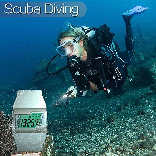 10 ATM Water Resistant Women's and Girls' Multi-Function Watch, Ideal for Swimming, Diving, and Surfing, with Lap Stopwatch, Alarm, Calendar, and 12-