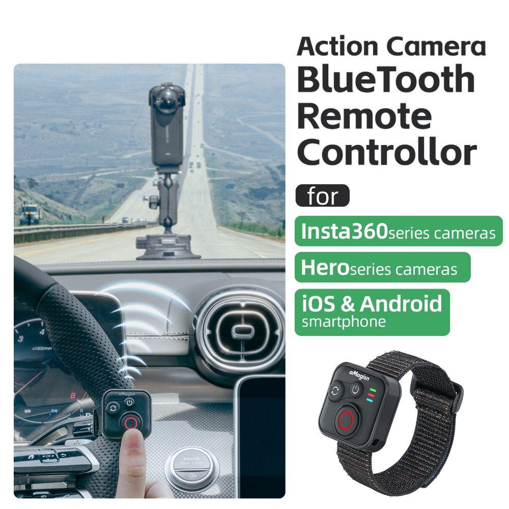 

Multifunctional Camera Wireless Shooting Controller for Insta360 X5/X4/AcePro 2/DJI Action 5 Pro