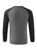 Herren Langarm Rundhals Raglan T-Shirt - Locker, Atmungsaktiv, Große Größen Basisschicht