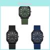 Fashion Mens Quartz Wristwatch With Square Dial And Silicone Strap For Student And Office