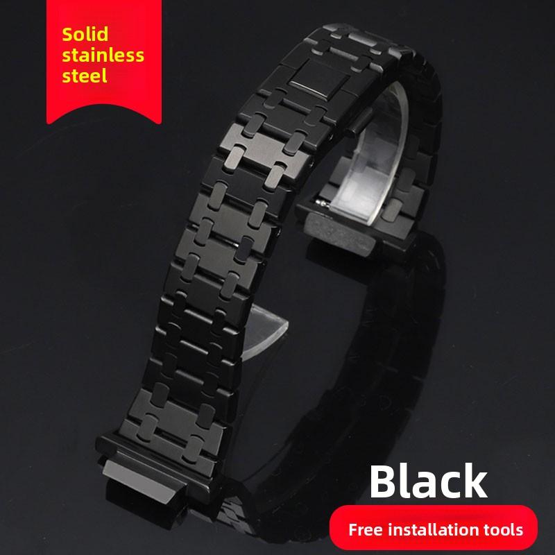 

GA2100 Modified farm oak For Casio G-shock 5611 Metal watch band Ga-2100 GA-2110 Ga-b2100 stainless steel strap men accessories For GA2100 or GM2100 чорний