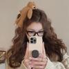 Adorable Plush Bear Hair Clip For Women Girls Soft Animal Design Hair Accessory For Daily Wear Party Photography