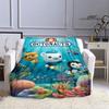 3D The-Octonauts printed blankets picnic blanket Warm Flannel blankets Soft and comfortable blanket bed linings Birthday Gift