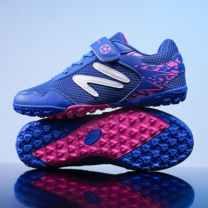 

New Men s Kids Football Sport Shoes Cleats Professional Training Shoes Non-Slip Football Boots Boys Ultralight Match Grass Drop Shipping 28