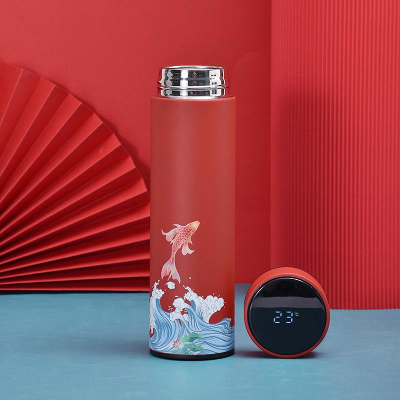Gift Stainless Steel Smart Insulated Mug Double Vacuum Straight Mug Gift Mugs