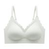 Lace Invisible Bra Women's Breathable Underwear Women's Gathering Bra One-piece Fixed Cup Soft Support Bra Push Up Bra