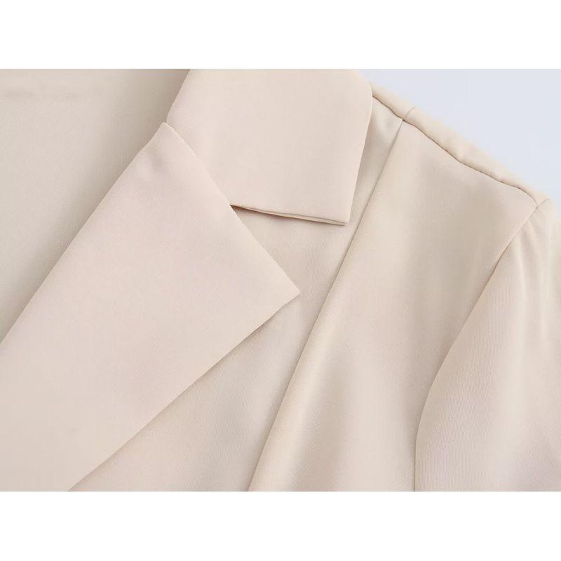 Kaslead New Arrival Women's Fashion Style Fashion Short Suit Outwear Pleated Skirt Suit