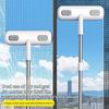 1SET Magic Window Cleaning Brush, Retractable Handle, Screen Cleaning Tool, Reusable Pet Hair Remover