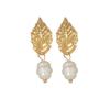 Atoztide Trendy Shiny Zircon Ocean Series Pendant Earring Women Stainless Steel Gold Color Multiple Styles Earring Jewelry Gift