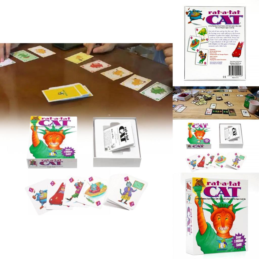Rat A Tat Cat Card Game For Party Entertainment Family Gathering Play Props Toy