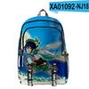 Classico Popolare Genshin Impact Venti Stampa 3D Zaini Scolastici Unisex Oxford Impermeabile Quaderno Multifunzione Zaino da Viaggio