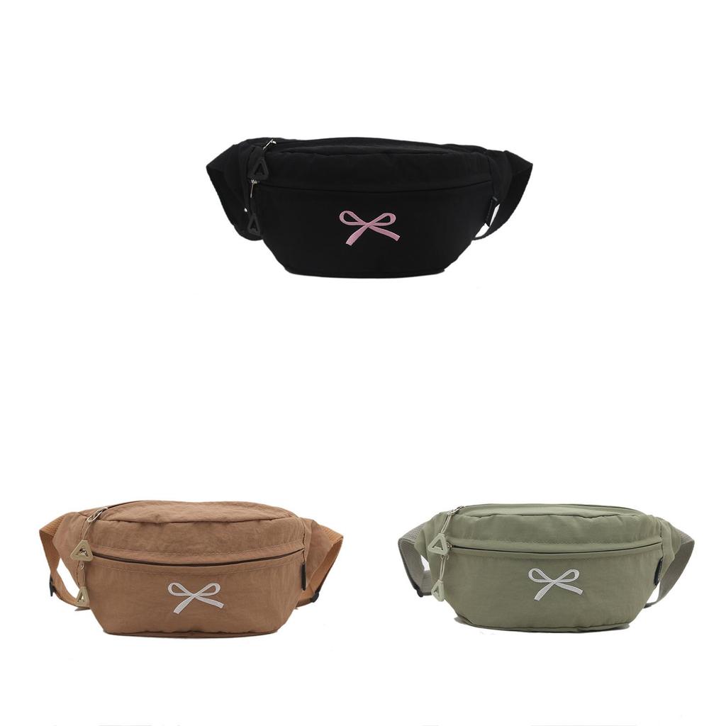 Canvas Butterfly Bow Crossbody Bag For Casual Streetwear Women