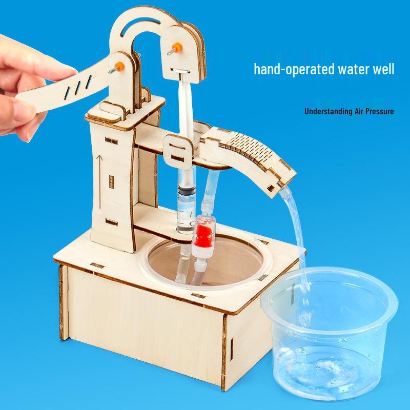 Educational DIY Kit: Hand-Pumped Water Pump for Primary School Science Projects