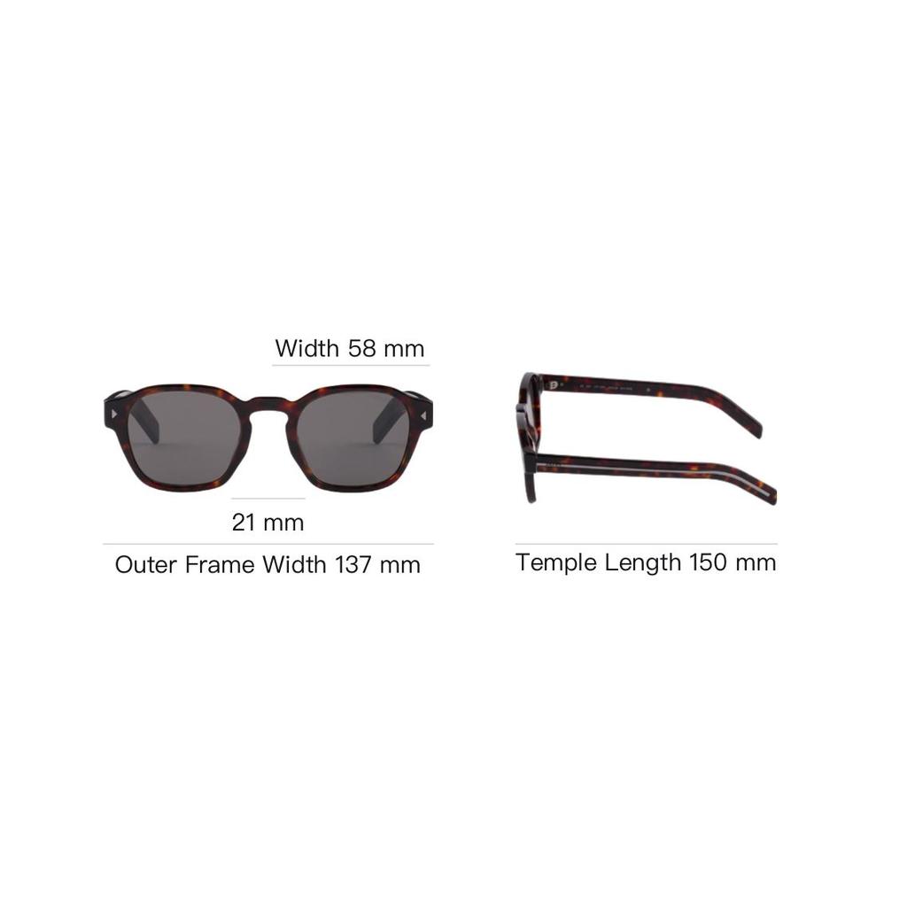Prada Logo Irregular Shape Sunglasses Men Sunglasses Tortoiseshell SPRA16_E17N_FE731_C_A053