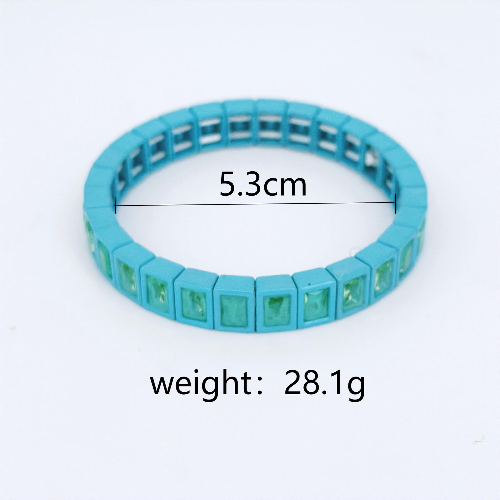 

Браслет Macaron Color Niche Premium Dopamine Enamel Diamond Bohemian с бусинами для женщин