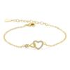 Light Luxury Infinity Symbol Diamond Heart Bracelet For Women Fashion Heart Shaped Bangle Romantic Gift Jewelry
