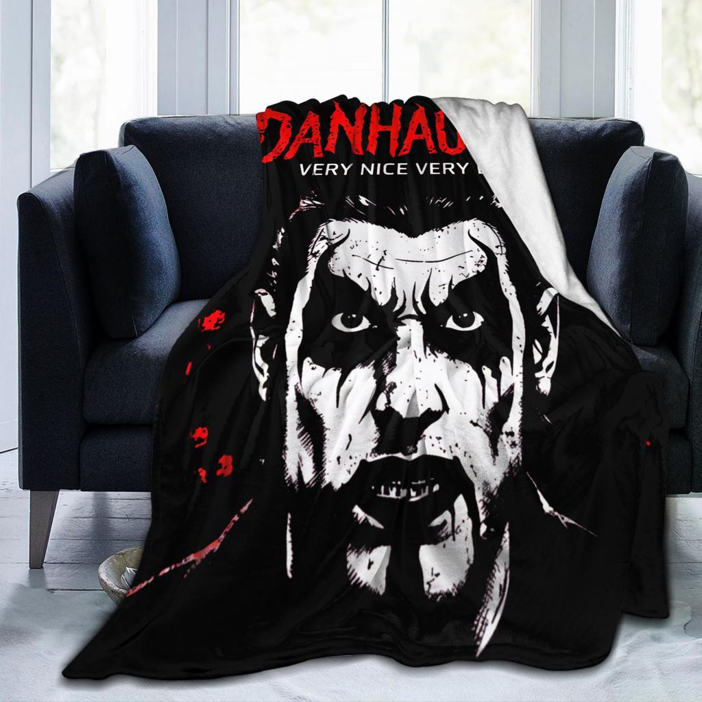 Danhausen Very Nice Very Evil Blankets Fleece Winter Multi-function Soft Throw Blanket for Bed Travel Rug Piece