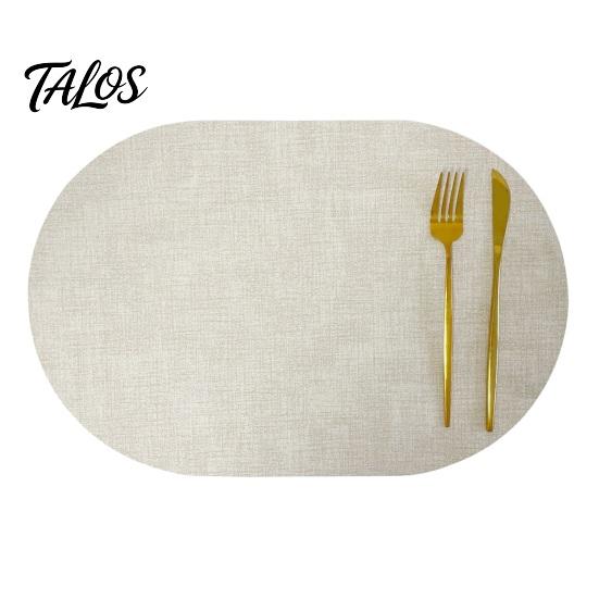 Non-slip Placemats for Dining PU Leather Placemat, Wear-Resistant Heat Resistant Mat, Non-Slip Cutlery Holder Placemat Reusable Coaster, Home Kitchen