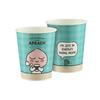 Kakao Friends Zestaw Kubków Papierowych Ryan Cafe Ryan 285ml x 50szt. + Apeach 285ml x 25szt. + Tube 285ml x 25szt., 1 zestaw, najlepsza postać z Korei