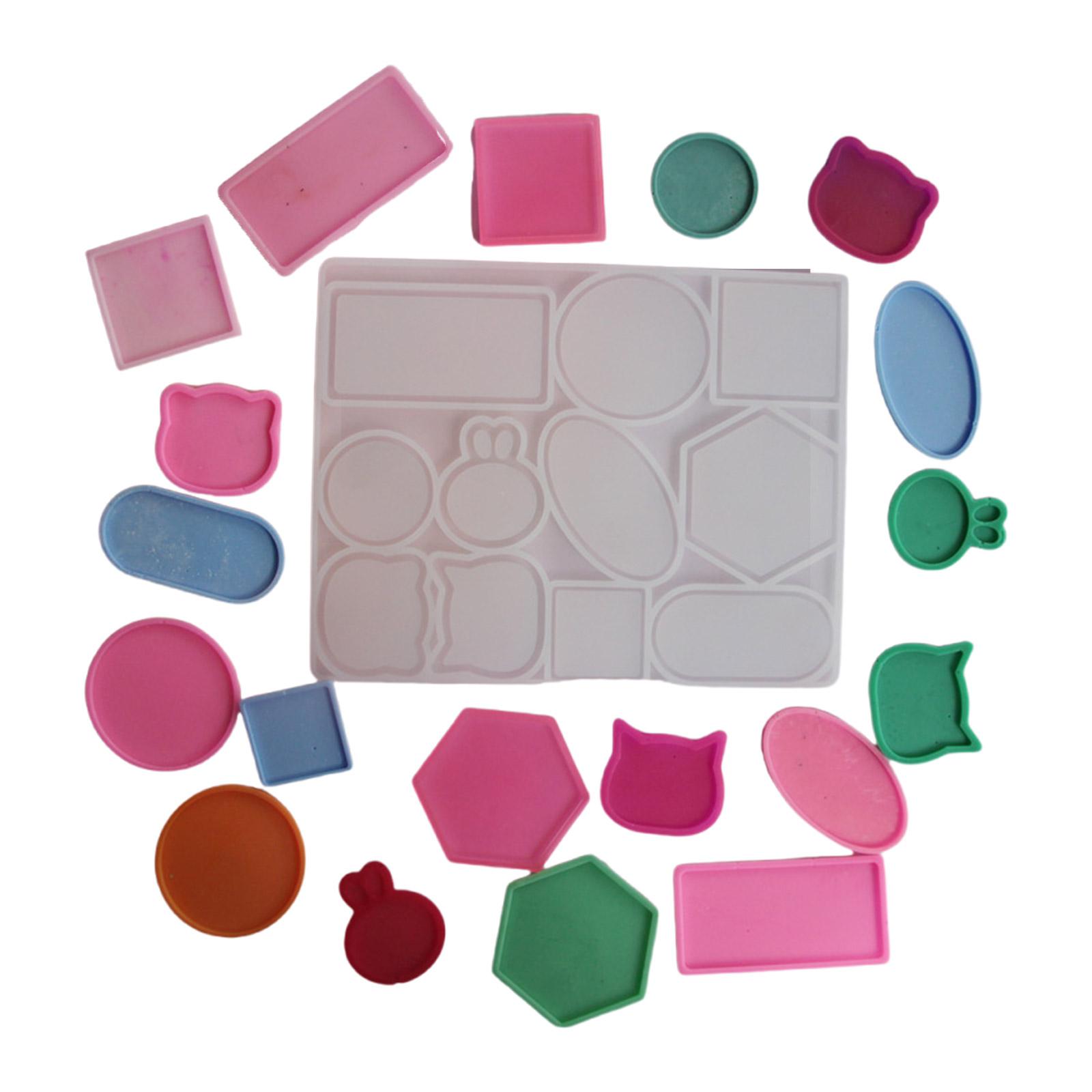 

Heat Tolerant Miniature Toy Tray Mold for Wax Soaps and Resin Art Projects Simple Demolding Design Epoxy Resin Mold 1