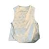 2025 Women's High-End Retro Jacquard Tang Style Sleeveless Vest