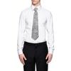 Geometric Crystal Tie With Metal Finish For Adults Casual Fashion Accessory