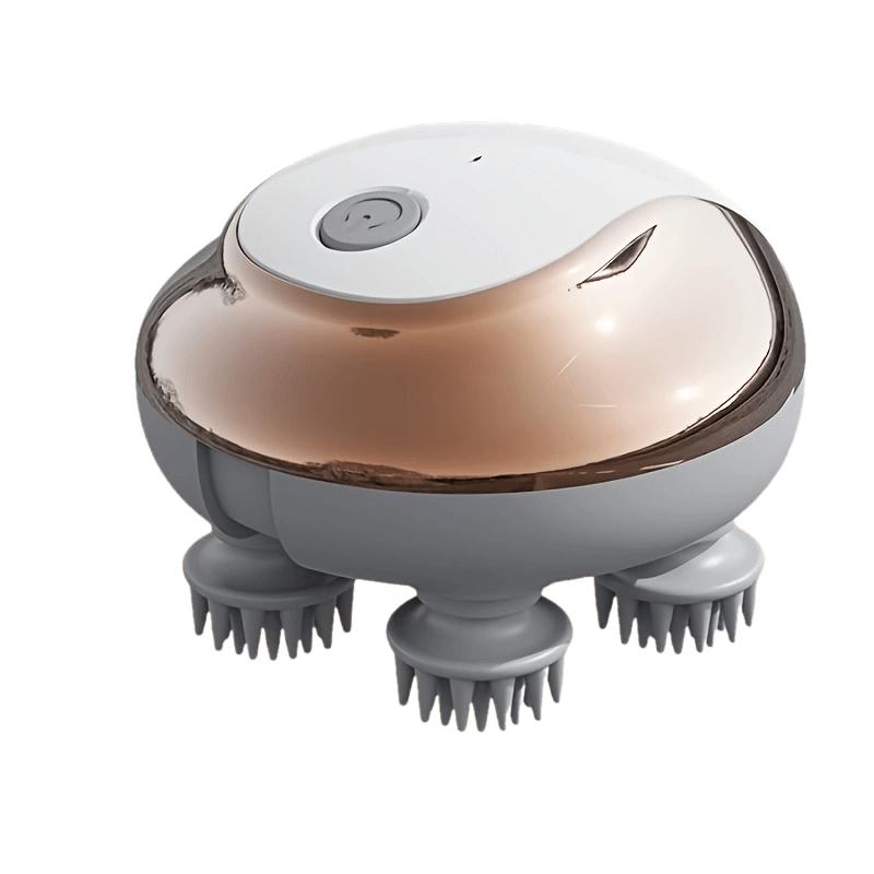 Mini Electric Scalp Massager - Portable Cordless Head Massager and Vibrating Octopus Hair Care Tool for Deep Relaxation and Stress Relief