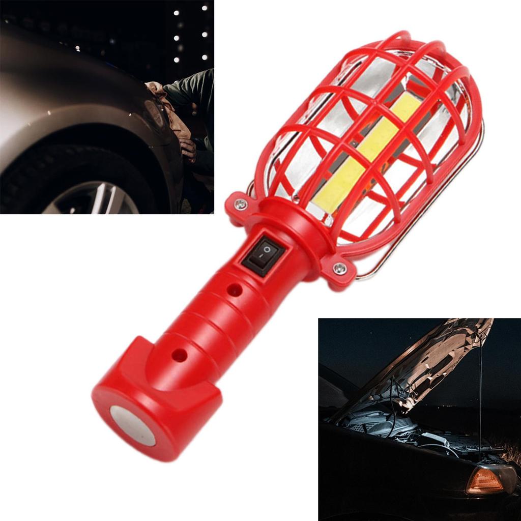 COB Work Light Camping Accessories Portable Handheld Lightweight Handy Flashlight for