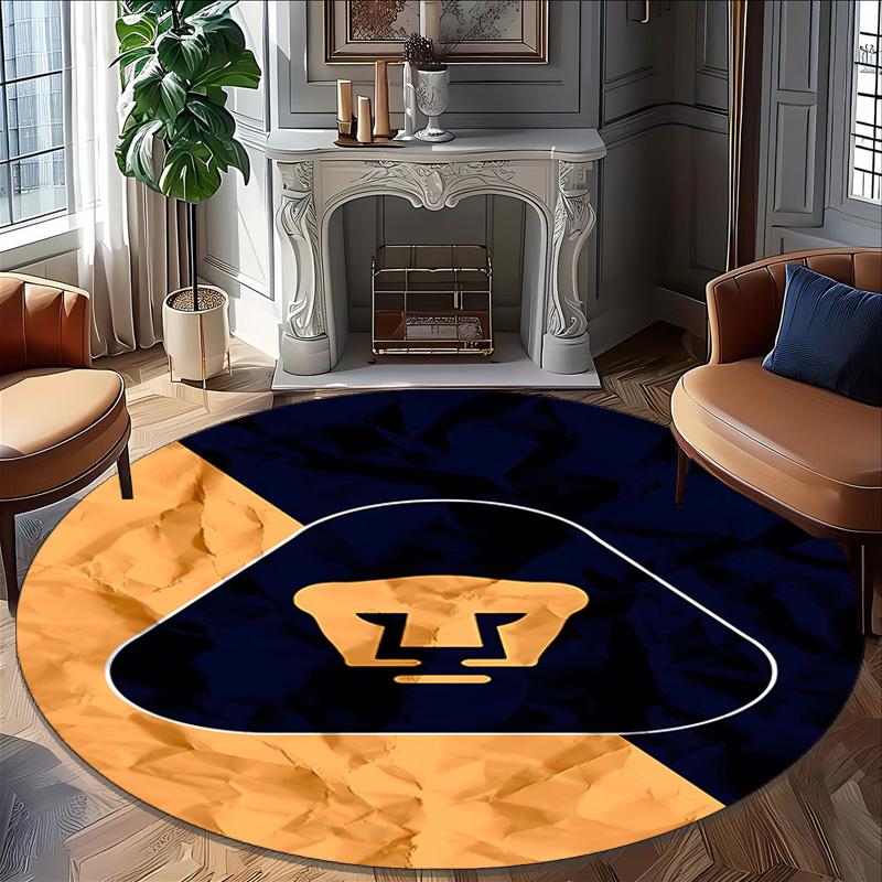 1pc Football Team (54) Design Printed Area Round Carpet for Bedroom Living Room Home Decor Rugs Mat Non Slip Mat Rug for Bedside