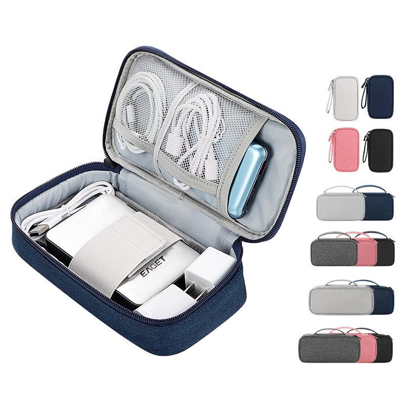 Large Size Travel Cable Organizer Bag Storage Pouch Carry Case Portable Waterproof Storage Bags for Cable Cord and Electronics AVE