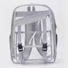 PVC Transparent Shoulder Bag Unisex Rucksack Simple Large Portable Backpacks Multifunctional Waterproof Male Female Knapsack Sac