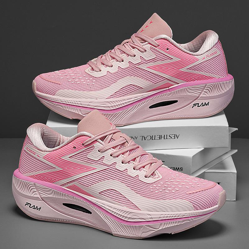 Fashion Spring and Autumn New Outdoor Sports Leisure Running Men's Shoes Breathable Non slip Shoes Travel Lightweight Thick soled Shoes