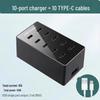 Multi-Port USB Charger Station: Fast Desktop Charger with 10, 20, or 50 Ports for Phones