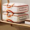 PVC Foldable Storage Bags with Handle Large Capacity Clothes Quilt Organizer Waterproof Moisture-proof Closet Organizer Bags