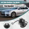GXARTS 1636331010 Linker Radiatorventilator Motor Compatibel met Lexus LS460 GS430 2007 2008 2009 2010 2011 2012 2013 2014 2015 2016 2017