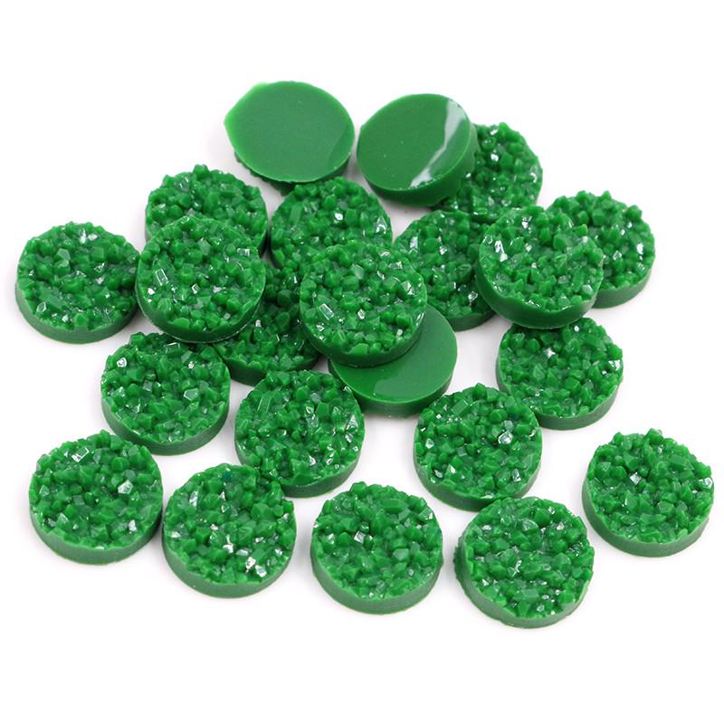 Neue, farbenfrohe 8/10/12 mm große, flache Naturharz-Cabochons (40 Stück) für Armbänder, Ohrringe und DIY-Schmuckherstellung