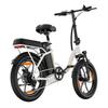 ZAZAWORK 20-inch Folding Electric Bike 250W 47Nm Motor 48V 16Ah Battery 25km/h Speed 100km Range 7 Speeds Spring Suspension Disc Brakes