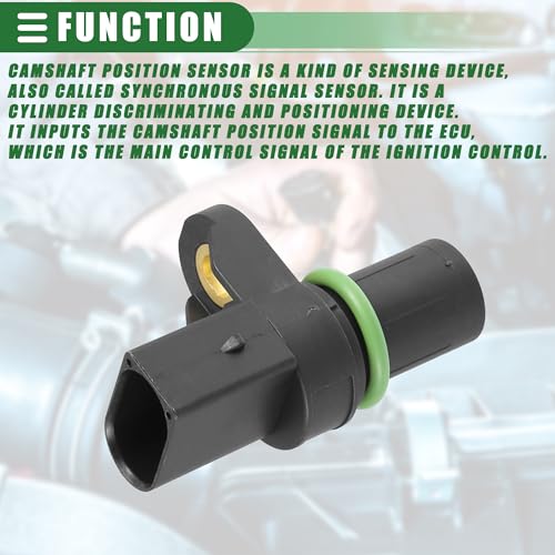 Senzor Poziție Arbore cu Came Motor Motoforti Senzor Poziție Arbore cu Came pentru BMW 325Ci Bază 2.5L 2001-2006 ABS Metal Nr.12147518628 Negru