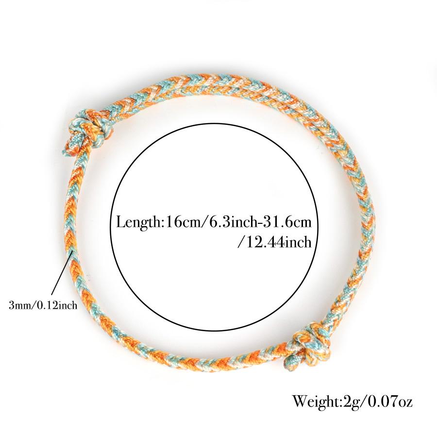 Bohemia String Bracelet For Women Grade A Ethnic Cord Chain Unfaing 5 Colors Available Handmade Weaven Friendship Braclet Joias