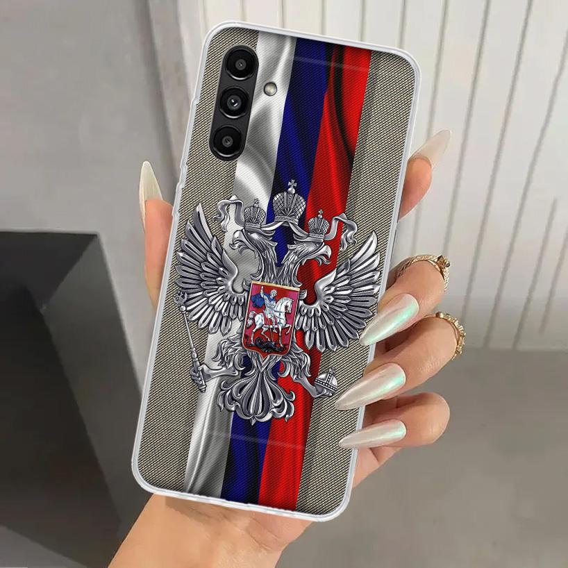 Russia Russian Flags Emblem Phone Case for Samsung Galaxy A16 A26 A36 A56 A15 A25 A35 A55 A14 A24 A34 A54 A13 A23 A33 A53 A05S A