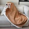 Extra Large Baby Velvet Nap Blanket & Hooded Cape - Thick, Cozy Autumn/Winter Shawl