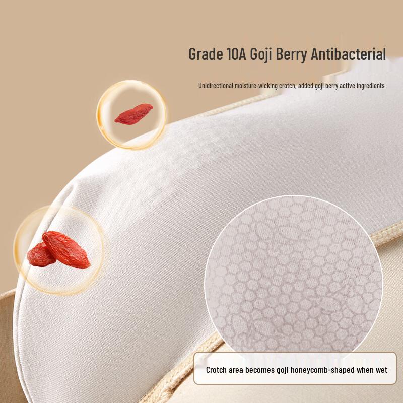 MaoRen Men's Natural Cotton Antibacterial Boxer Briefs 3-Pack