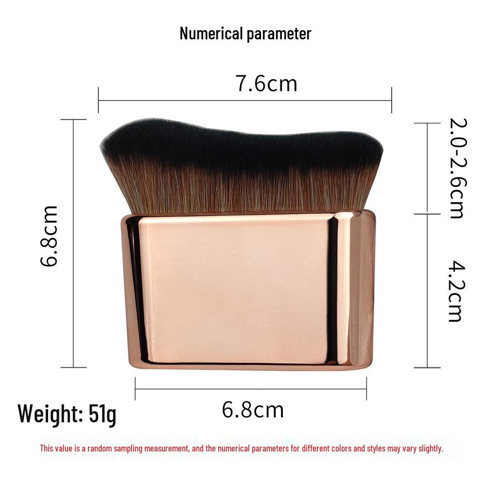 Extra Large Soft Bristle Bamboo Makeup & Body Brush for Foundation and Powder