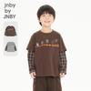 JNBY Kids Unisex Loose Fit Graphic Long Sleeve T-Shirt