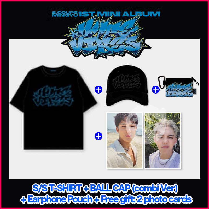 

SEVENTEEN HYPE VIBES Pop-Up Merchandise Set (T-Shirt + Cap + 2 Official Photocards)